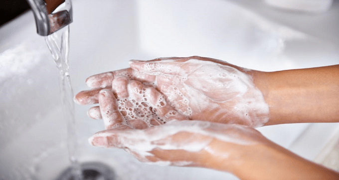 شستن اصولی دست ها