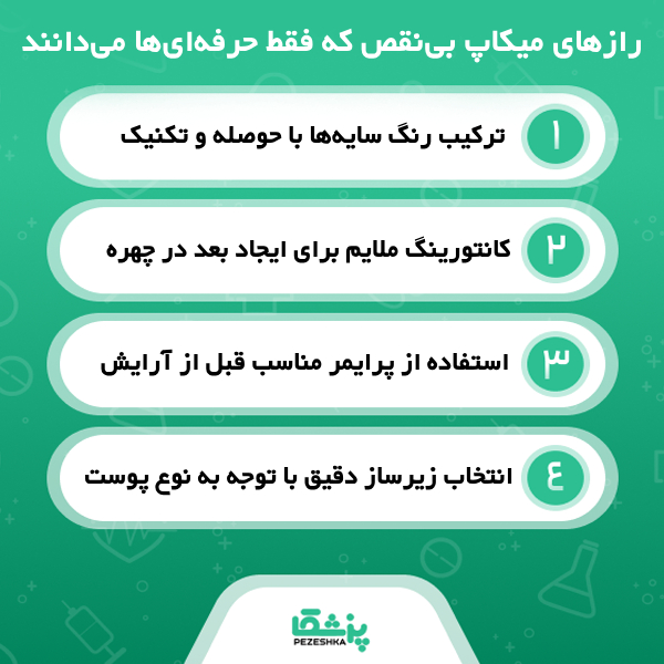 نکات آموزشی مهم در بهترین آموزشگاه میکاپ در سعادت آباد