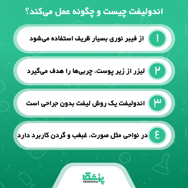 تخصص های دکتر اندولیفت در شیراز