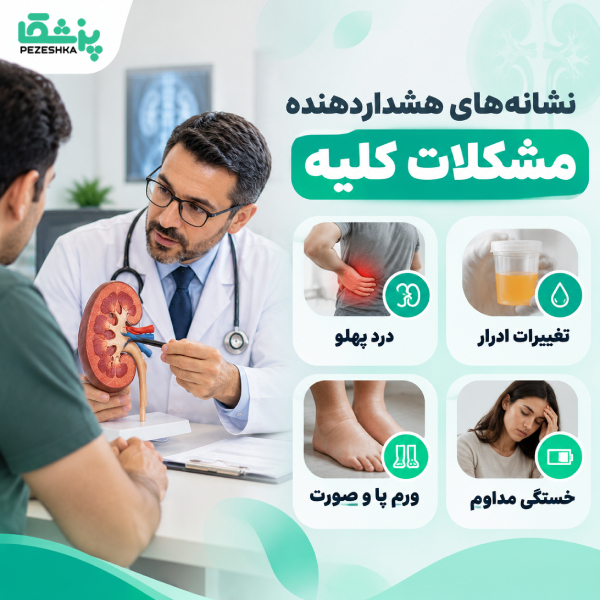 نشانههای هشداردهنده مشکلات کلیه