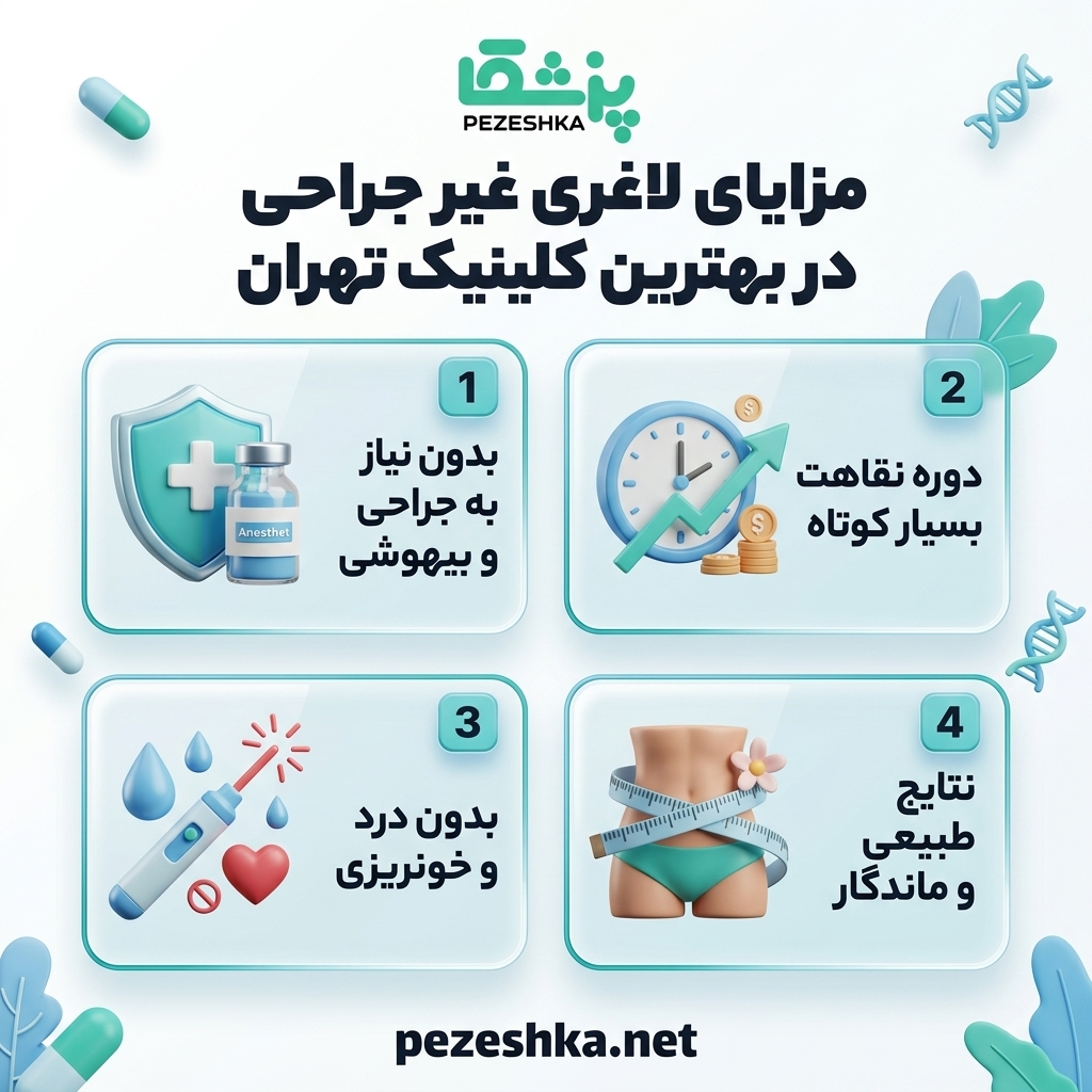 محبوبترین تکنیکهای لاغری در کلینیک تهران