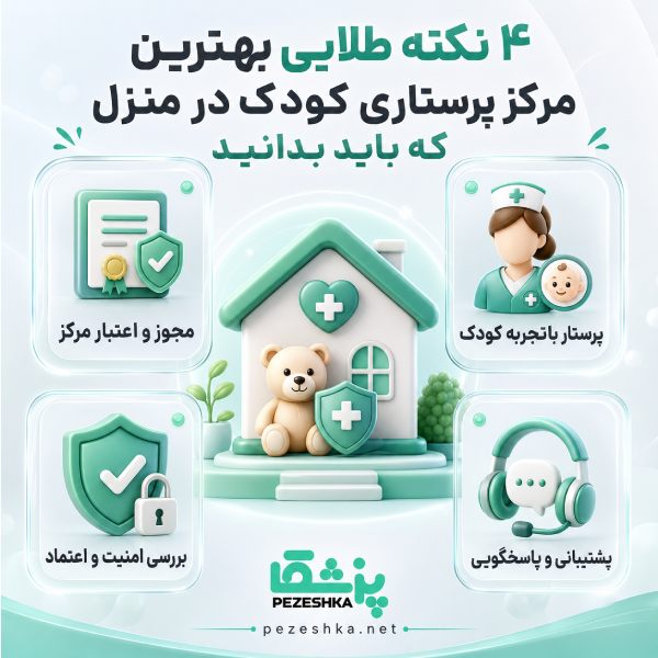 4نکته طلایی بهترین مرکز پرستاری کودک در منزل