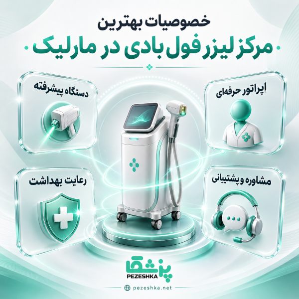 خصوصیات بهترین مرگز لیزر فول بادی در مارلیک