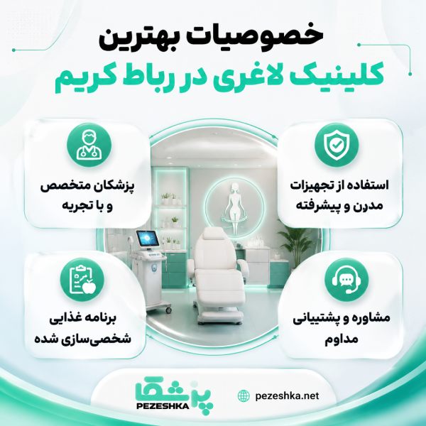 خصوصیات بهترین کلینیک لاغری در رباط کریم