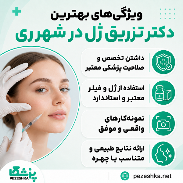ویژگی های بهترین دکتر تزریق ژل در شهر ری