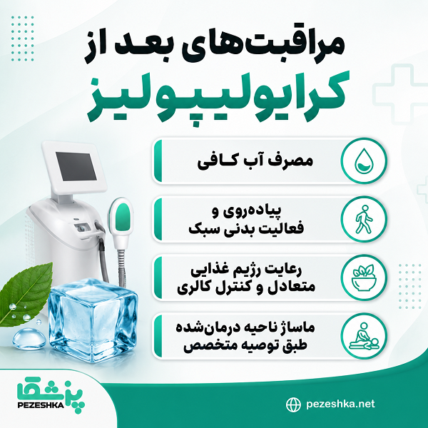 مراقبت های بعد از کرایولیپولیز
